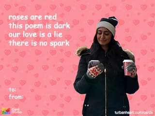 roses are red
this poem is dark
our love is a lie
there is no spark